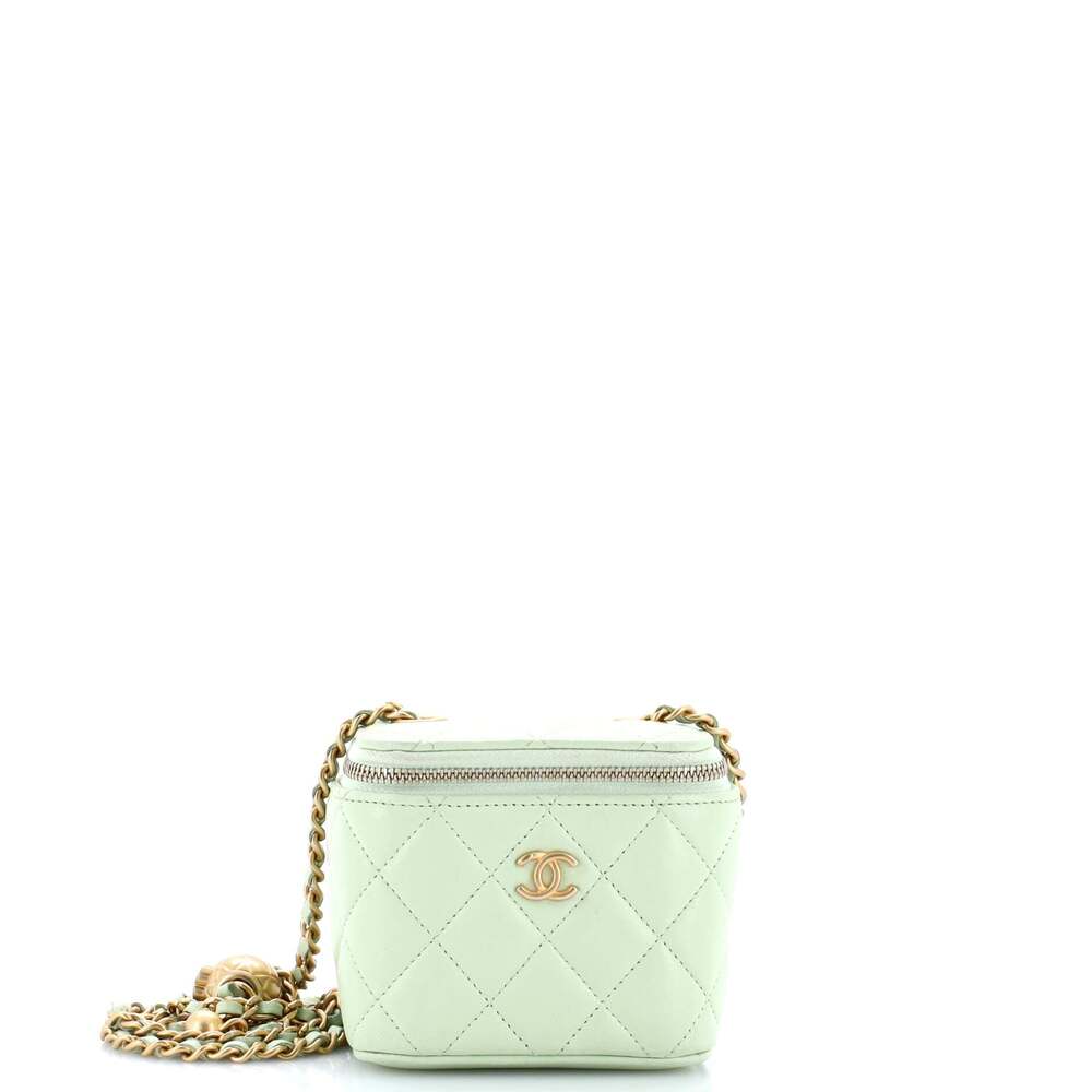 Chanel Pearl Crush Vanity Case With #219348C39B - Picture 1 of 6